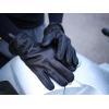 imageOZERO Men ampamp Women Leather Work Gloves Grain Deerskin Garden Gloves for Rubbing JewelryShootingHuntingDrivingRidingYard WorkFarm BlackMBlack