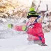 imageOZERO 2Pcs Kids Winter Knit Hat Gloves Set Warm Fleece Lining Thermal Beanie for 38 Year Boys and GirlsGreen