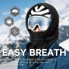 imageOZERO Balaclava Face Mask Winter Polar Fleece Hood Ski Mask for Men Women Convertible Balaclava Face Cover Hat Cap Scarf2pack Blackgrey