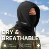 imageOZERO Balaclava Face Mask Winter Polar Fleece Hood Ski Mask for Men Women Convertible Balaclava Face Cover Hat Cap Scarf2pack Blackgrey