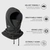 imageOZERO Balaclava Face Mask Winter Polar Fleece Hood Ski Mask for Men Women Convertible Balaclava Face Cover Hat Cap ScarfGrey