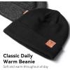 imageOZERO Knit Beanie Hats Men Slouchy Cuffed Winter Hats for Women  Warm Skull Caps Cold Ski Snow Hunting BeaniesBlack