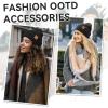 imageOZERO Knit Beanie Hats Men Slouchy Cuffed Winter Hats for Women  Warm Skull Caps Cold Ski Snow Hunting BeaniesGray