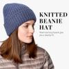 imageOZERO Knit Beanie Winter Hat Thermal Thick Polar Fleece Snow Skull Cap for Men and WomenNavy