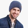 imageOZERO Knit Beanie Winter Hat Thermal Thick Polar Fleece Snow Skull Cap for Men and WomenNavy