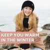imageOZERO Scarf and Gloves Set for Women Warm Knit Touchscreen Glove Slouchy Polar Fleece Lined Beanie Hat ScarfBlack
