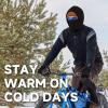 imageOZERO Winter Balaclava Gloves Set Polar Fleece Ski Mask Hoodie for Men Women  Thermal Touchscreen Gloves for Cold WeatherLarge Gloves  Balaclava Face Mask