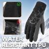 imageOZERO Winter Balaclava Gloves Set Polar Fleece Ski Mask Hoodie for Men Women  Thermal Touchscreen Gloves for Cold WeatherXlarge Gloves  Balaclava Face Mask