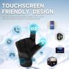 imageOZERO Winter Balaclava Gloves Set Polar Fleece Ski Mask Hoodie for Men Women  Thermal Touchscreen Gloves for Cold WeatherXlarge Gloves  Balaclava Face Mask