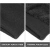 imageOZERO Winter Beanie Daily Hat  Thermal Polar Fleece Ski Stocking Skull Cap for Men and Women2pack Blackblack