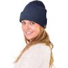 imageOZERO Winter Beanie Daily Hat  Thermal Polar Fleece Ski Stocking Skull Cap for Men and WomenBlue
