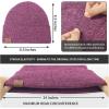imageOZERO Winter Beanie Daily Hat  Thermal Polar Fleece Ski Stocking Skull Cap for Men and WomenPurple