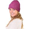 imageOZERO Winter Beanie Daily Hat  Thermal Polar Fleece Ski Stocking Skull Cap for Men and WomenPurple