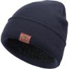 imageOZERO Winter Beanie Daily Hat  Thermal Polar Fleece Ski Stocking Skull Cap for Men and WomenBlue