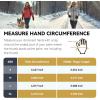 imageOZERO Leather Womens Gloves Winter Sheepskin Wool Warm Womens Gloves with Touchscreen Fingers for Cold WeatherBlack