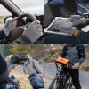 imageOZERO Winter Gloves Fingerless Convertible Mittens Thermal Polar Fleece Insulated Lining Windproof Warm for Men WomenGrey