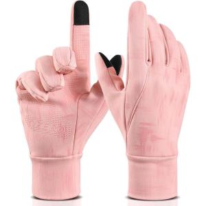 imageOZERO Womens Gloves with Touchscreen Fingers AntiSlip Warm Running Driving Cycling Winter Gloves for Women in Cold Weather