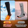 imageOZERO Heated Socks for Men Women 6000mAh Rechargeable Electric Heating Socks with 360 Heating 4 Heat Settings Washable Foot Warmer for Hunting Hiking Ski Camping