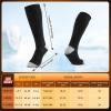 imageOZERO Heated Socks for Men Women 6000mAh Rechargeable Electric Heating Socks with 360 Heating 4 Heat Settings Washable Foot Warmer for Hunting Hiking Ski Camping