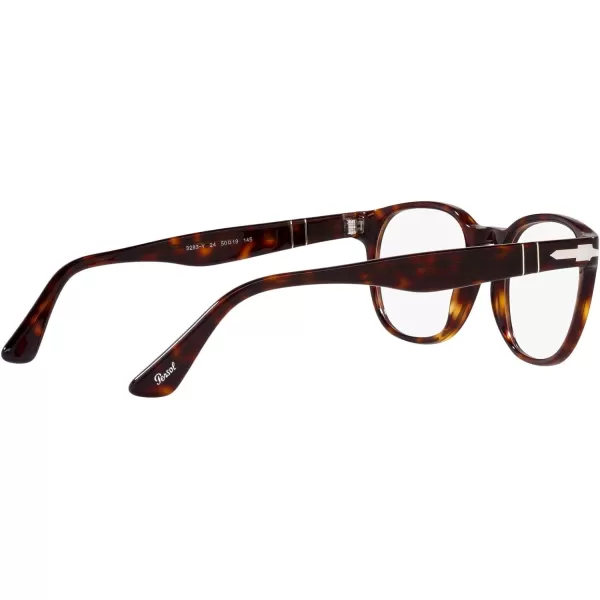 Persol Mens PO3283V Square Prescription Eyewear FramesHavanaDemo Lens