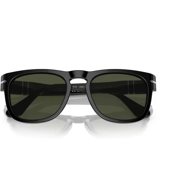 Persol Mens PO3333S Elio Square Sunglasses Black 51 mmPersol Mens PO3333S Elio Square Sunglasses Black 51 mm