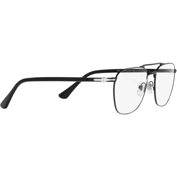 Persol Mens Po2494v Square Prescription Eyewear FramesBlackDemo Lens