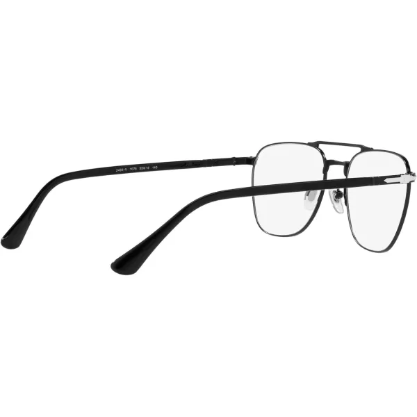 Persol Mens Po2494v Square Prescription Eyewear FramesBlackDemo Lens