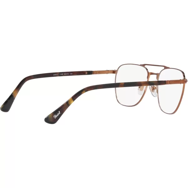 Persol Mens Po2494v Square Prescription Eyewear FramesBrownDemo Lens