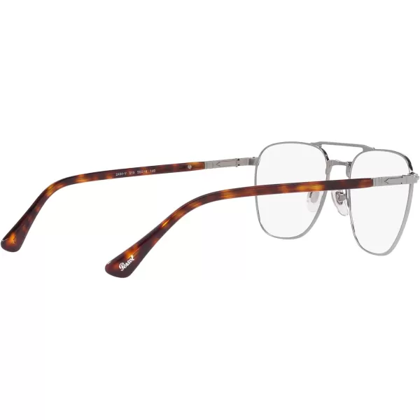 Persol Mens Po2494v Square Prescription Eyewear FramesGunmetalDemo Lens