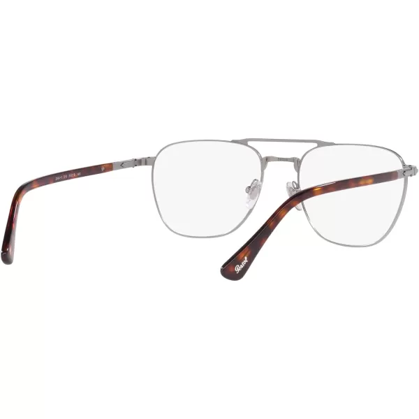 Persol Mens Po2494v Square Prescription Eyewear FramesGunmetalDemo Lens