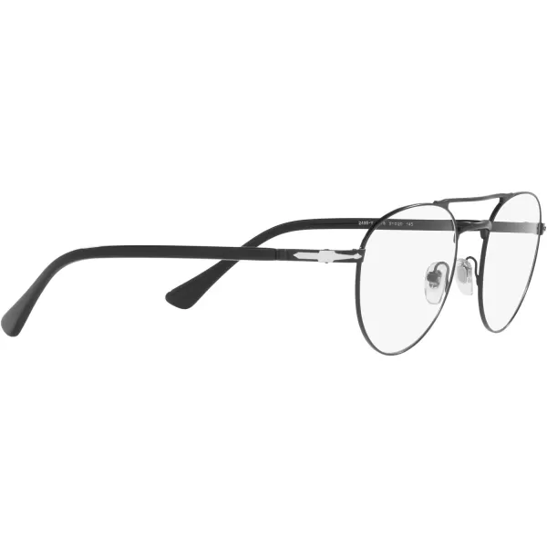 Persol Mens Po2495v Round Prescription Eyewear FramesBlackDemo Lens