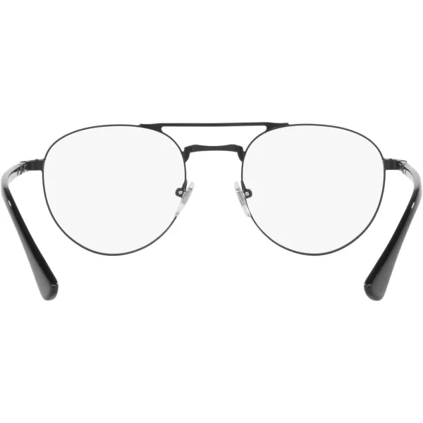 Persol Mens Po2495v Round Prescription Eyewear FramesBlackDemo Lens