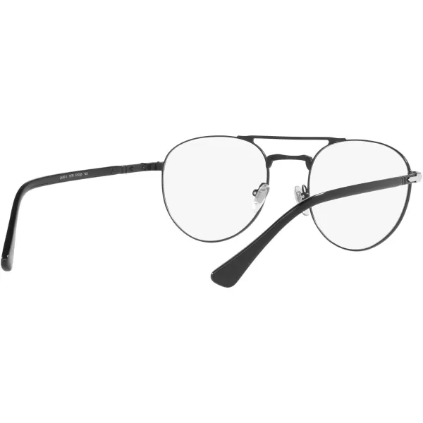 Persol Mens Po2495v Round Prescription Eyewear FramesBlackDemo Lens