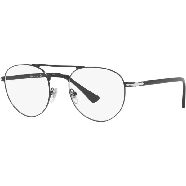 Persol Mens Po2495v Round Prescription Eyewear FramesBlackDemo Lens