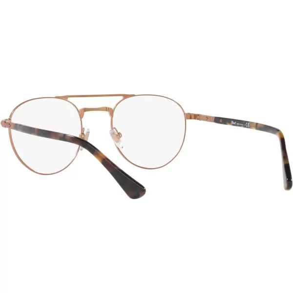 Persol Mens Po2495v Round Prescription Eyewear FramesBrownDemo Lens