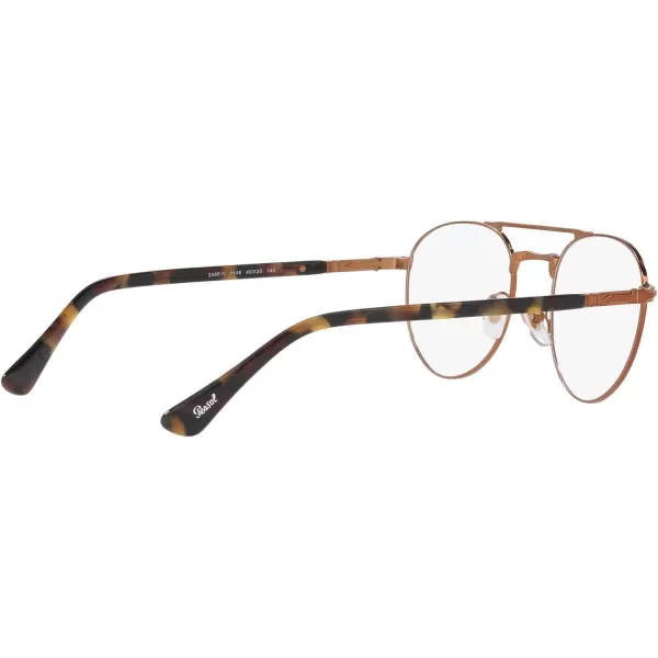 Persol Mens Po2495v Round Prescription Eyewear FramesBrownDemo Lens