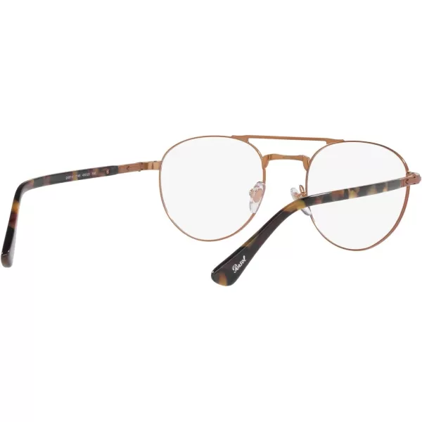 Persol Mens Po2495v Round Prescription Eyewear FramesBrownDemo Lens