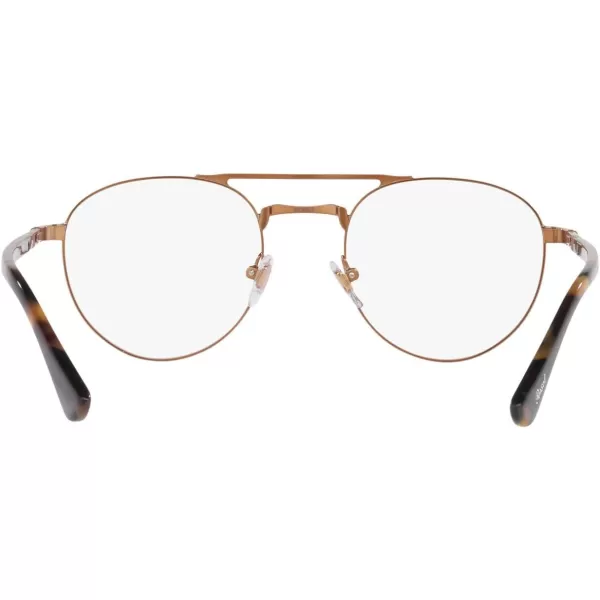 Persol Mens Po2495v Round Prescription Eyewear FramesBrownDemo Lens