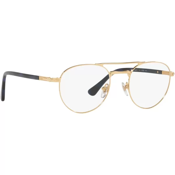 Persol Mens Po2495v Round Prescription Eyewear FramesGoldDemo Lens