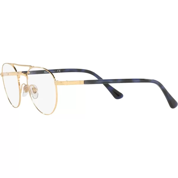 Persol Mens Po2495v Round Prescription Eyewear FramesGoldDemo Lens