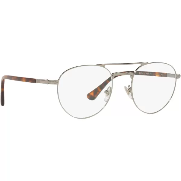 Persol Mens Po2495v Round Prescription Eyewear FramesGunmetalDemo Lens