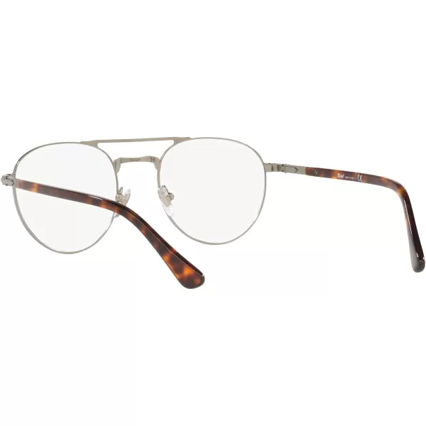 Persol Mens Po2495v Round Prescription Eyewear FramesGunmetalDemo Lens