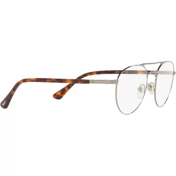 Persol Mens Po2495v Round Prescription Eyewear FramesGunmetalDemo Lens