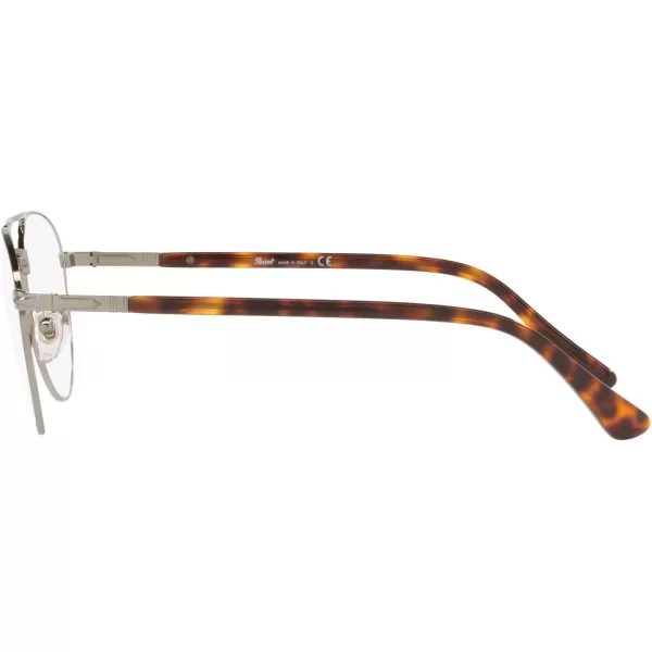 Persol Mens Po2495v Round Prescription Eyewear FramesGunmetalDemo Lens