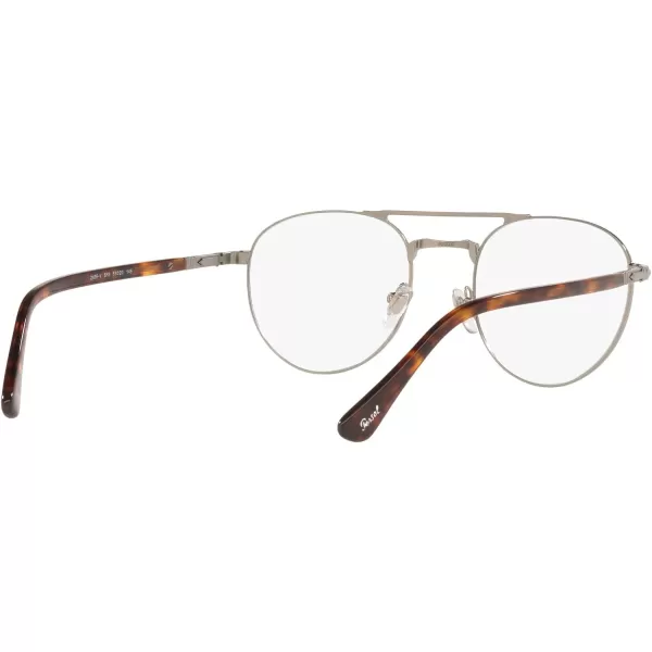 Persol Mens Po2495v Round Prescription Eyewear FramesGunmetalDemo Lens