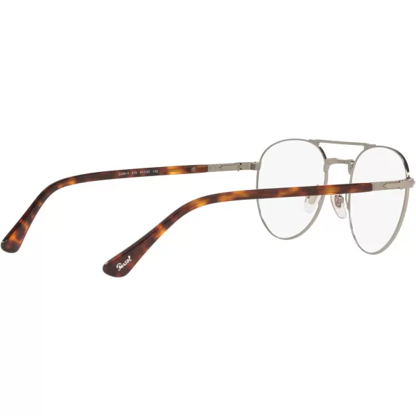 Persol Mens Po2495v Round Prescription Eyewear FramesGunmetalDemo Lens