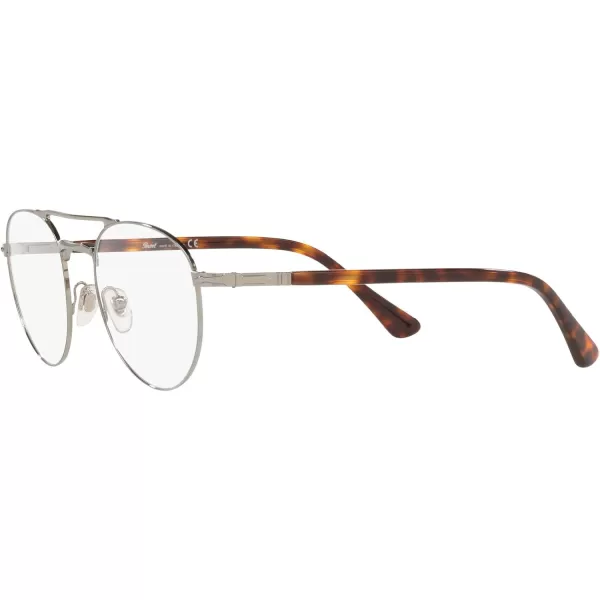 Persol Mens Po2495v Round Prescription Eyewear FramesGunmetalDemo Lens