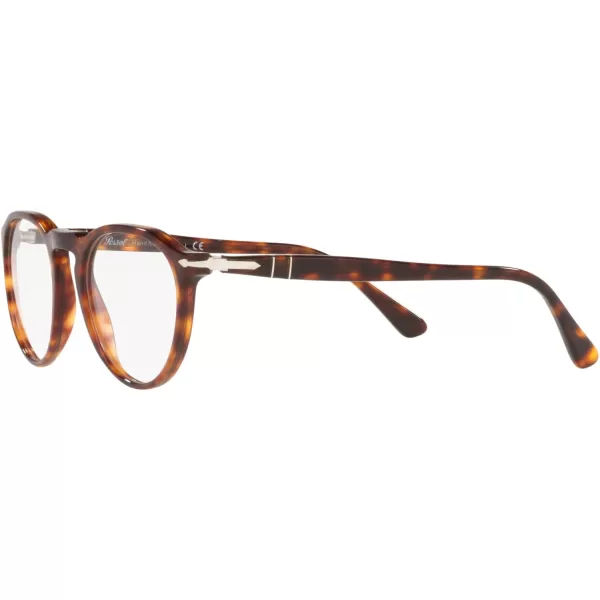 Persol Mens Po3286v Round Prescription Eyewear FramesHavanaDemo Lens