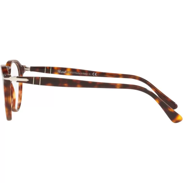 Persol Mens Po3286v Round Prescription Eyewear FramesHavanaDemo Lens