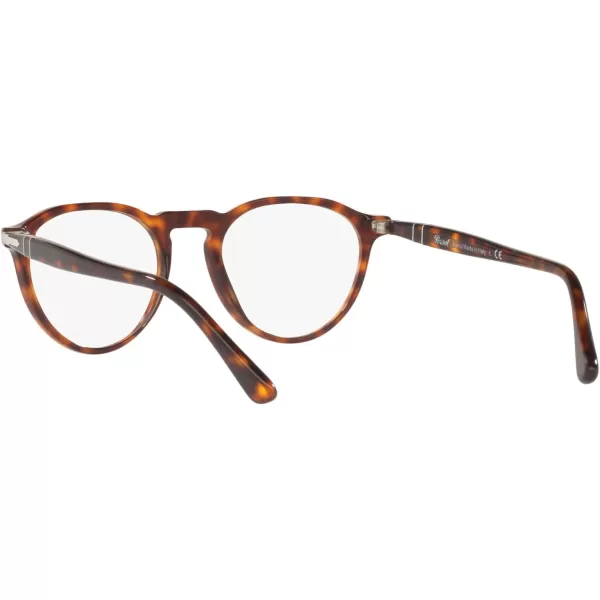 Persol Mens Po3286v Round Prescription Eyewear FramesHavanaDemo Lens